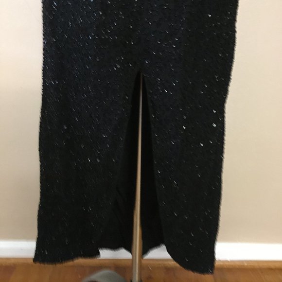 Formal Je Matadi Beaded High Neck Gown Open Back - Picture 8 of 16